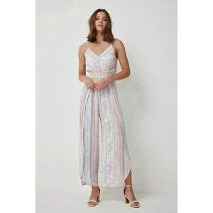 Rue21 Womans Romper Size 1X Flowing Multi Color Summer Jumpsuit